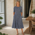 Eleanor | Effortless Floral Midi Dress