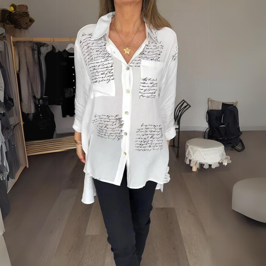 Mirabel - Women's Stylish Printed Cotton Top
