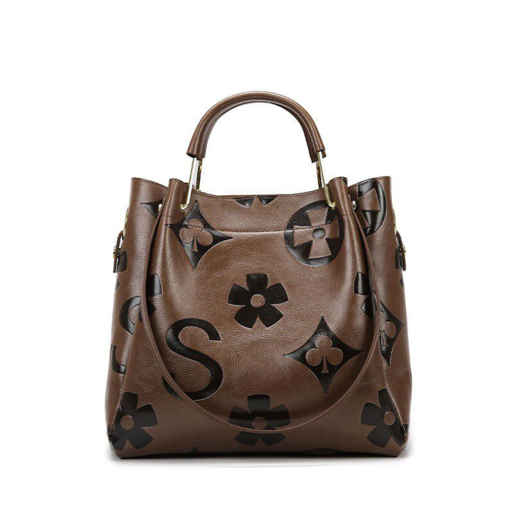 Luna | Floral Embossed Handbag
