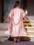 Isabella | 3-Piece Satin Robe Nightwear Set