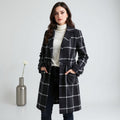Lapel Black Tweed Coat | Vintage Elegance Meets Modern Strength