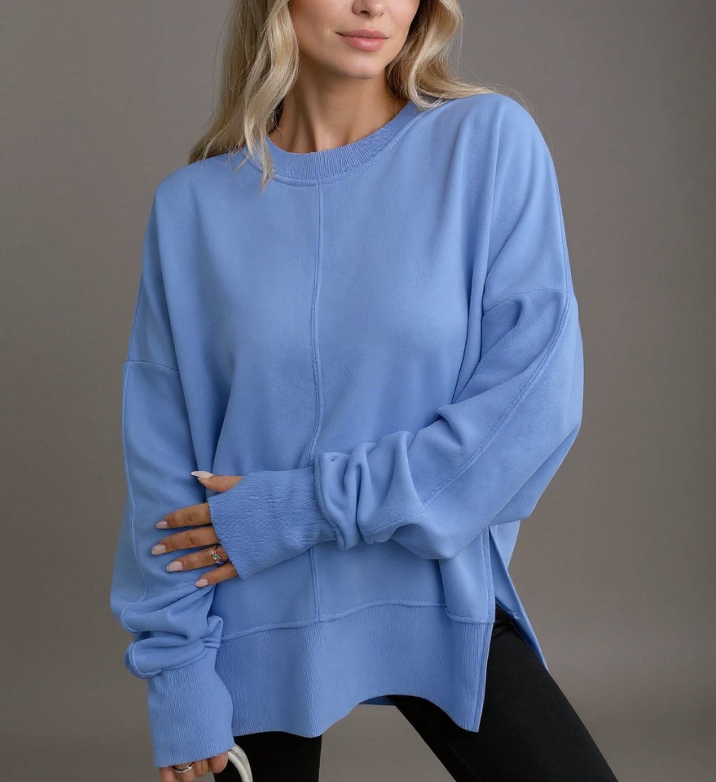 Gwelia™ | Comfy Oversized Long Sleeve Sweatshirt