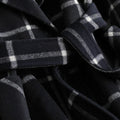 Retro Lapel Plaid Tweed Coat | Vintage Charm Meets Modern Power