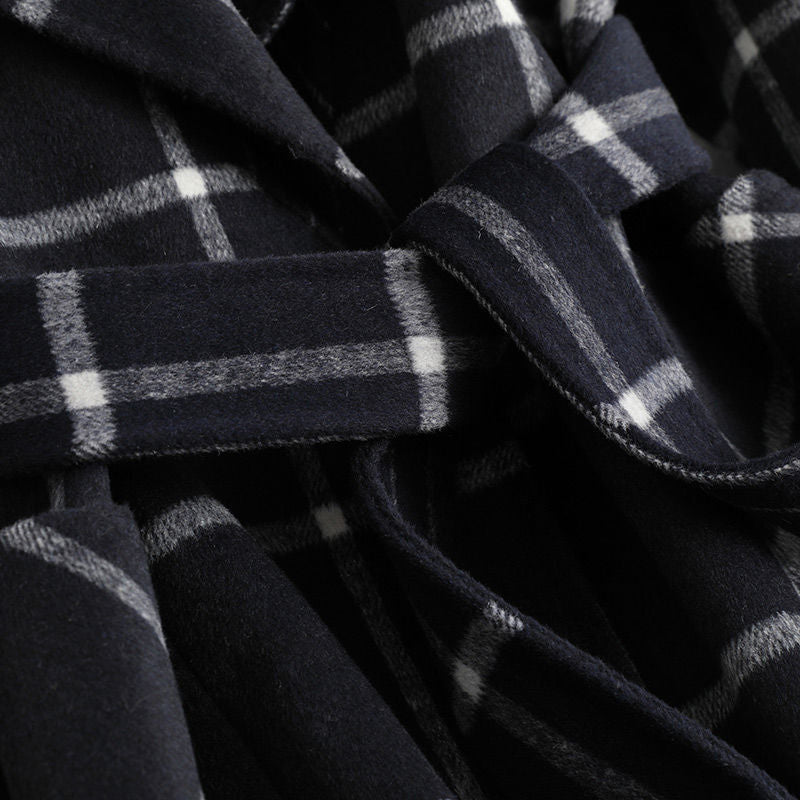 Lapel Black Tweed Coat | Vintage Elegance Meets Modern Strength