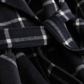 Lapel Black Tweed Coat | Vintage Elegance Meets Modern Strength