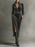 Elegant Corduroy Dress