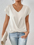Sarah - Elegant V-Neck Summer Top