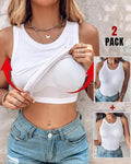 DASHA™ - Comfort Built-In Bra Tank Top (Pack of 2)