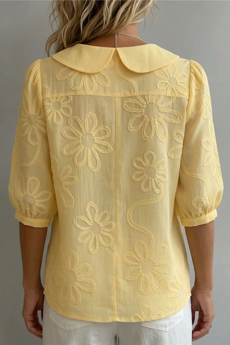 Margot™ │ Elegant Floral Blouse