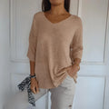 Fenella - Casual Solid Color Work Top