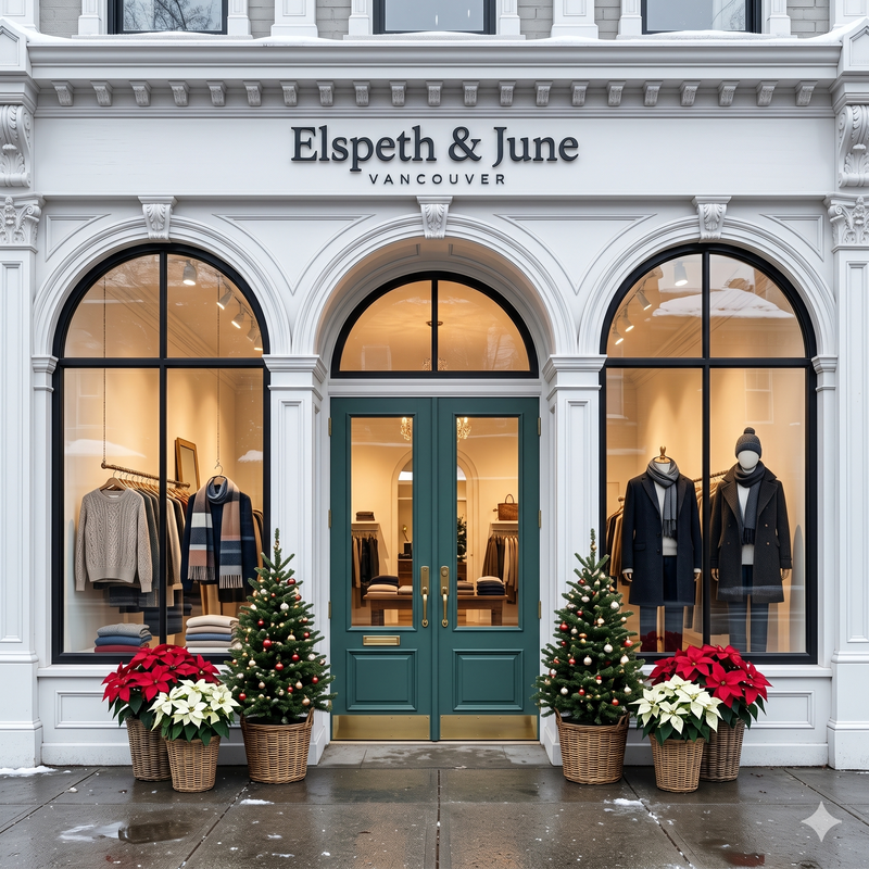 Elspeth & June boutique storefront Vancouver
